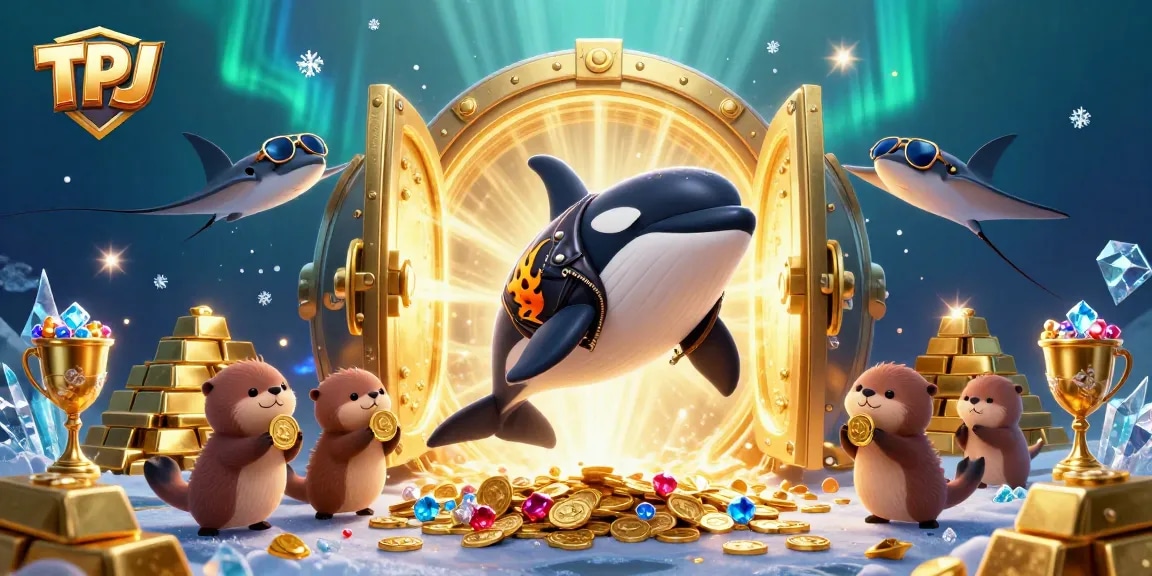Engage with TPJ's dynamic casino experience featuring exciting characters and treasure elements.