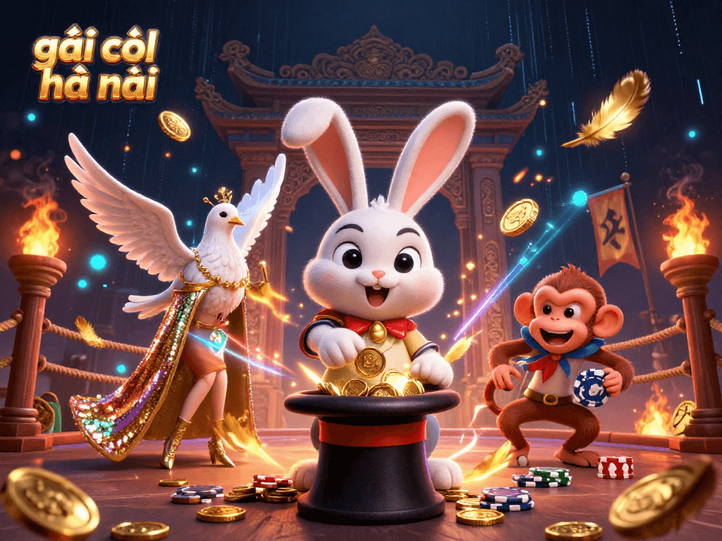 Engage with gái gọi hà nội through an exciting 3D casino scene featuring vibrant characters and dynamic elements.