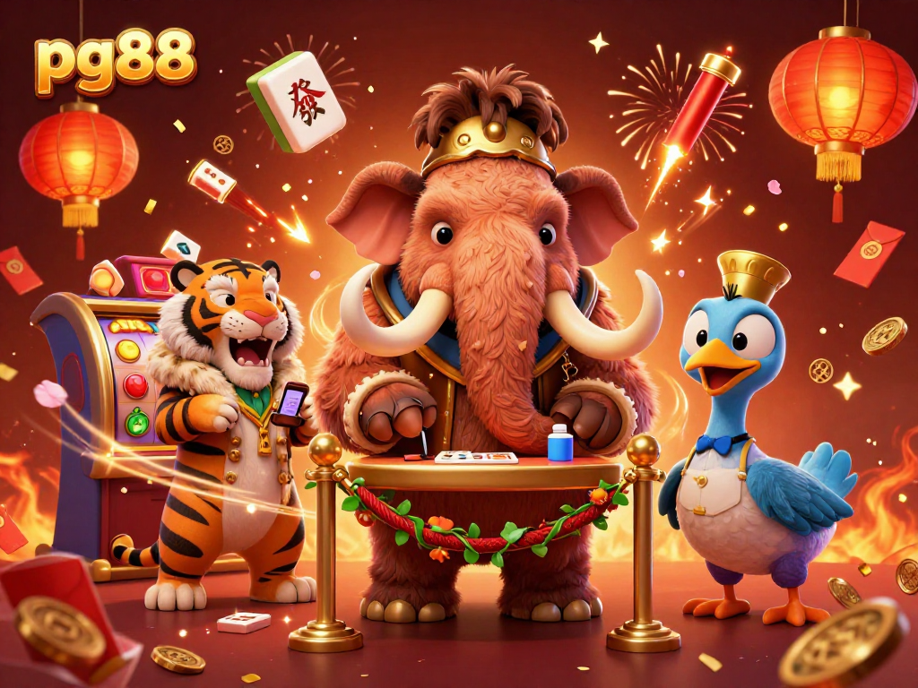 Experience the excitement of pg88 slots with vibrant characters and dynamic casino elements.