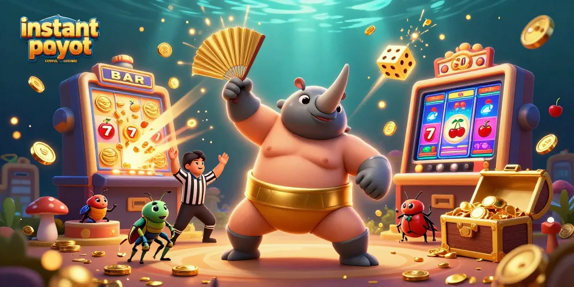 Experience instant payout casinos Australia with this vibrant and dynamic casino scene showcasing winning moments.