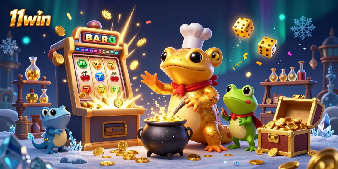 Experience thrilling wins at 11win, featuring magical 3D casino elements and dynamic characters.