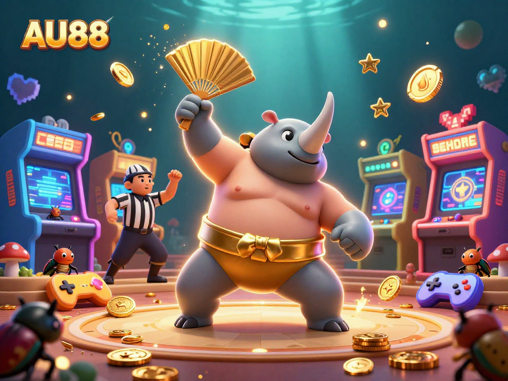 Experience thrilling gameplay at AU88 with a dynamic scene of excitement and captivating characters.