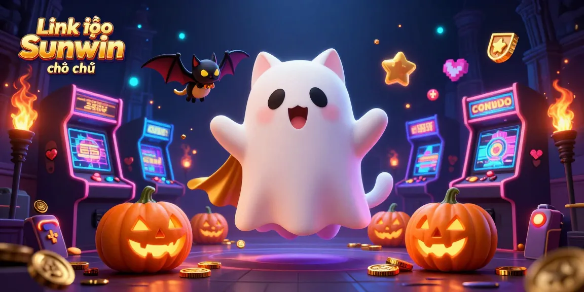 Engage in thrilling gameplay with the Link vào Sunwin chính thức as the ghost cat and vampire bat explore a haunted casino.