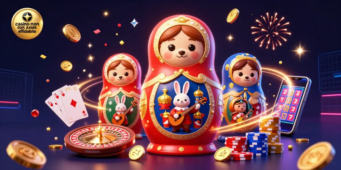 Vivi l'emozione nei casino non AAMS affidabili con personaggi festosi e giochi avvincenti.
