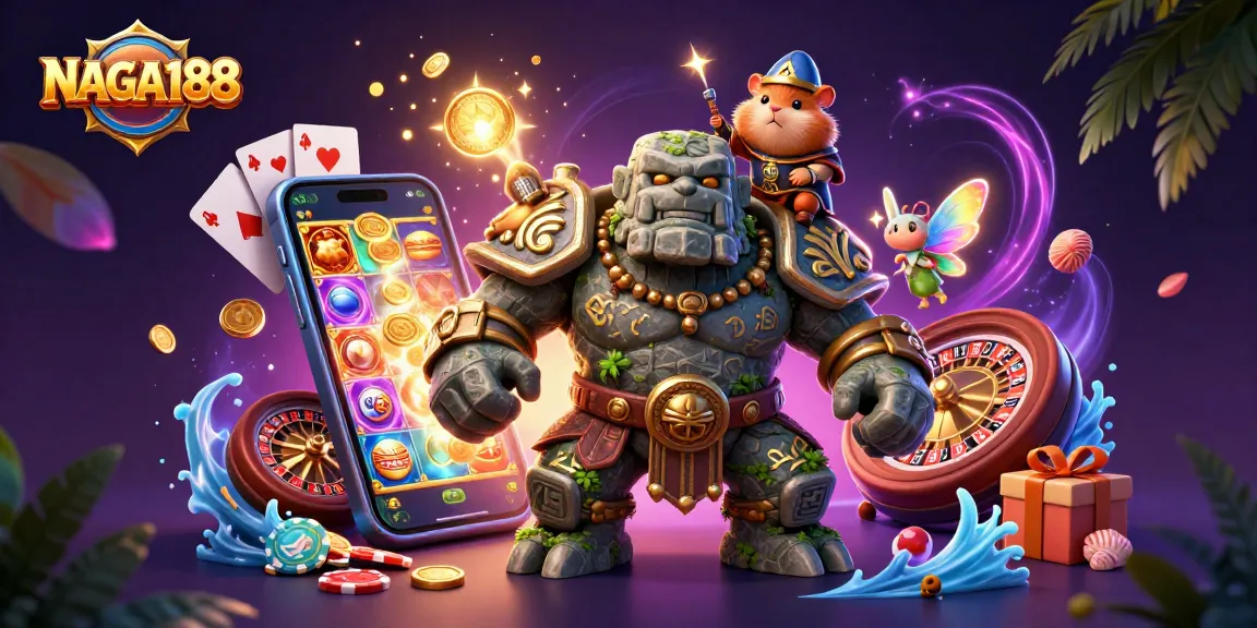 NAGA188 memberikan pengalaman bermain judi online dengan golem kuno dan si peri ajaib yang mempesona.