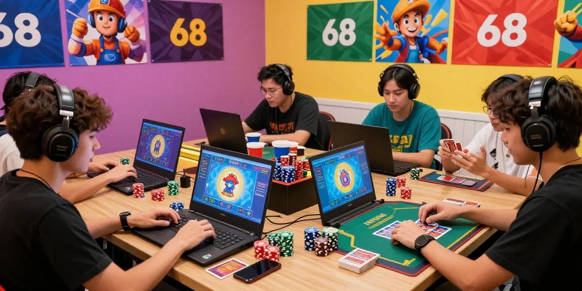 Pengalaman bermain 68 game bài secara online dengan teman-teman dalam suasana ceria.