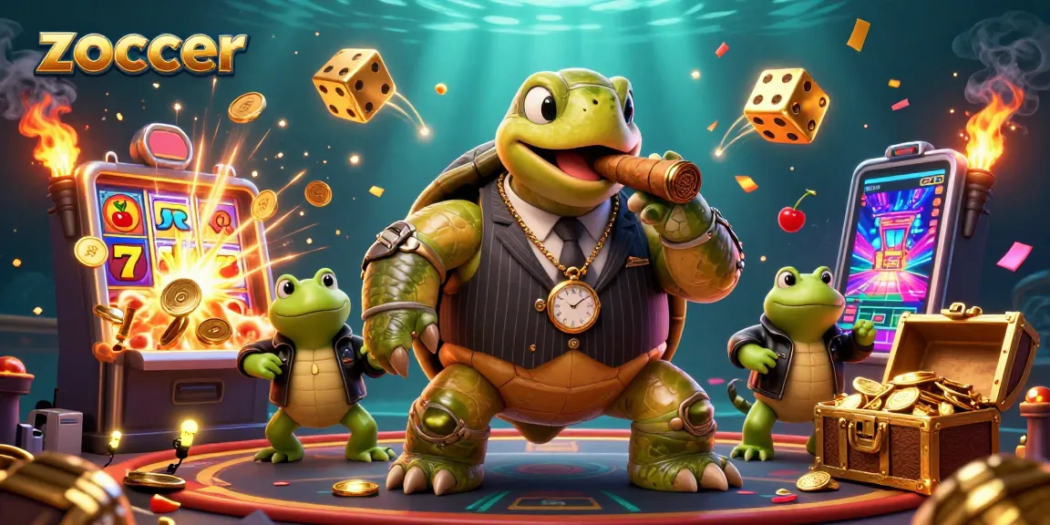Experience thrilling gameplay at Zoccer Casino with a vibrant casino scene filled with dynamic action.