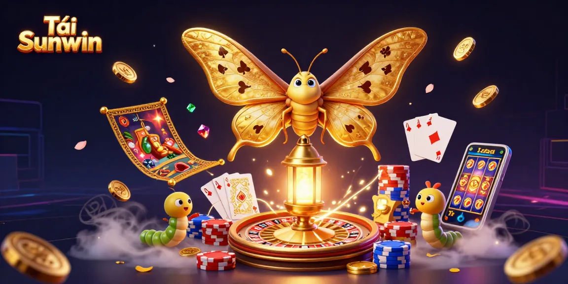 Experience Tải Sunwin with a vibrant 3D illustration featuring animated casino elements and enchanting characters.