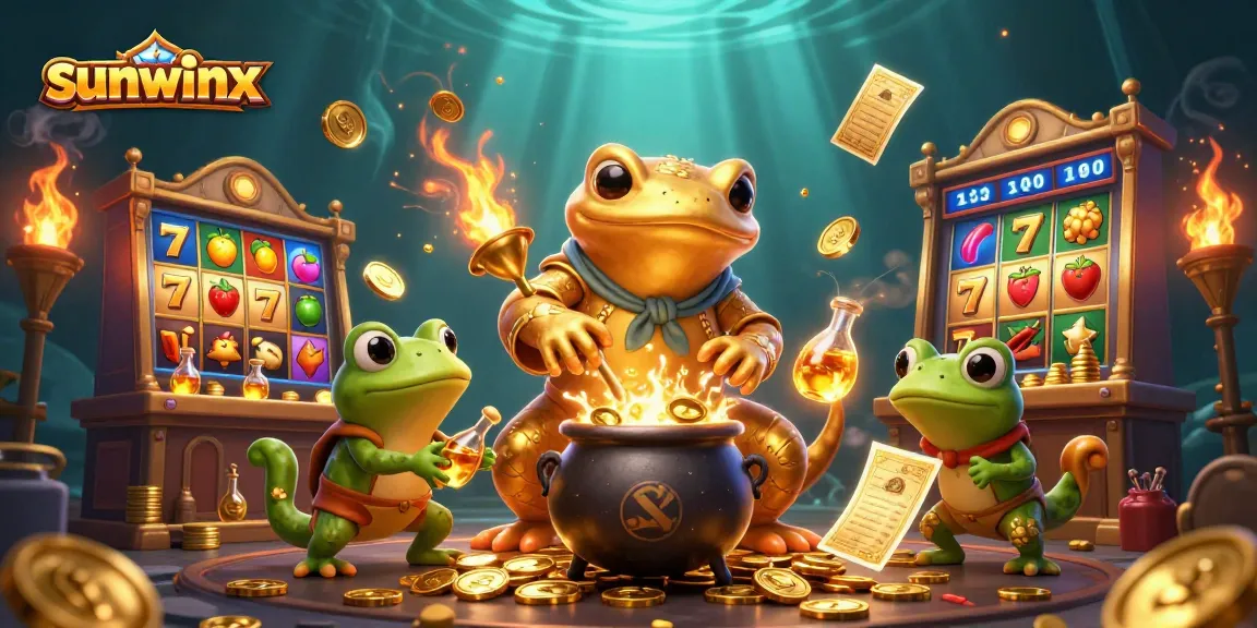 Experience thrilling slots gameplay with Sunwinx's golden alchemist and dynamic casino elements.