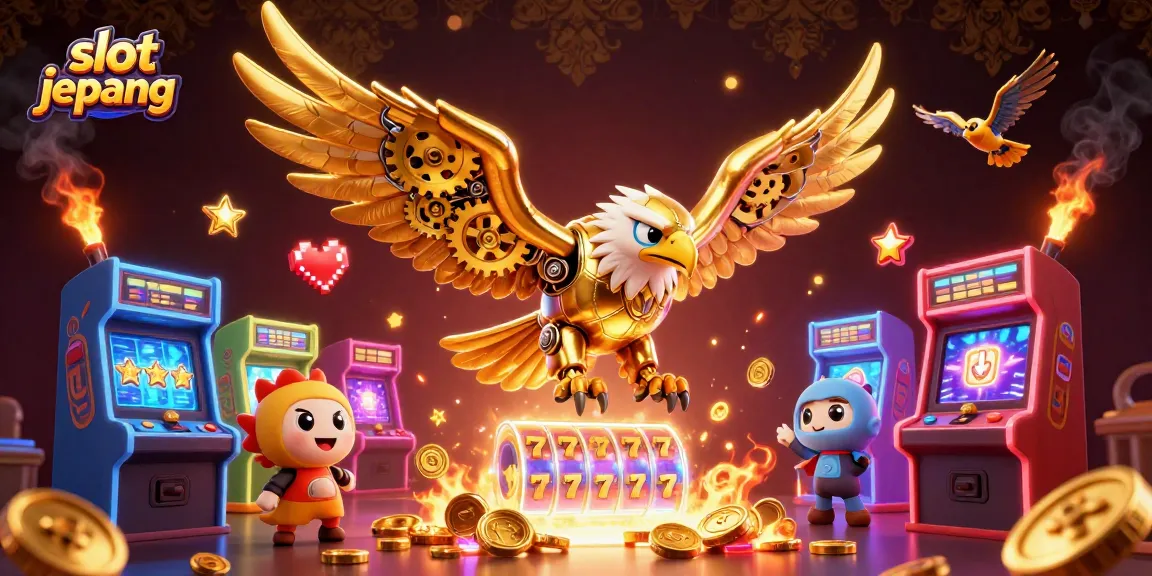 Experience thrilling gameplay with slot jepang in this dynamic 3D casino illustration.