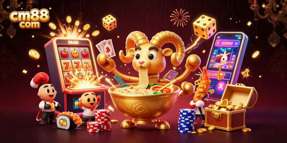 Experience thrilling games at cm88 com with vibrant casino characters and elements.