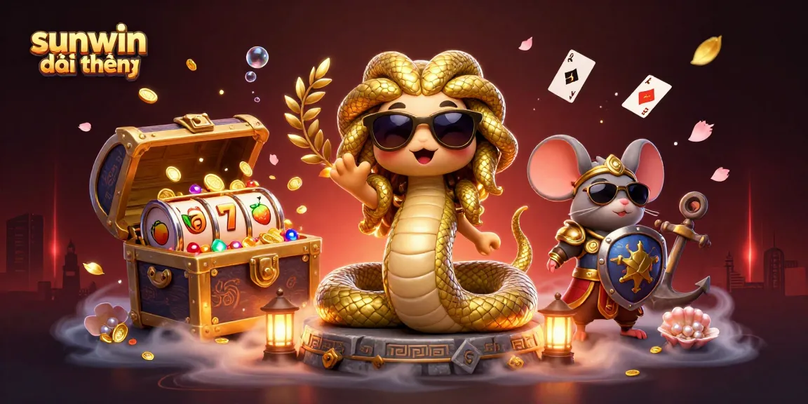 Engage with sunwin đổi thưởng through this vibrant 3D illustration capturing thrilling slot game excitement.